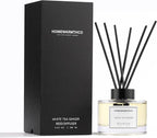 White Tea Reed Diffuser Set - Luxury Fragrance Stick Reed Diffusers for Home, Office & Bathroom Décor - Long-Lasting Scent Sticks Diffuser with Non-Toxic Oils (5.63 oz)