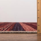 Keen Home Design 2x12 Rug - Machine Washable Runner with Non-Slip Backing, Ideal for Hallway, Entryway, Kitchen, Laundry Room - Vintage, Easy Clean, Durable, Low Pile Rug - (2'6" x 12')
