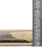 Unique Loom Barista Collection Area Rug - Ngada (2' 7" x 4' 1" Hearth, Beige/Red)