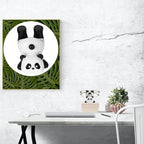 Resin Panda Glasses Holder Stand Lightweight Eyeglass Display for Home Desk Decor Sunglass Organizer for Panda Lovers
