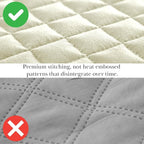 Southshore Fine Living, Inc. Full/Queen Size Quilt Bedding Set, Wrinkle-Free Stain & Pet Hair Resistant Bedding, Coverlet Bedspreads Queen Size/Full Size Bedspread with 2 Pillow Shams, Cream