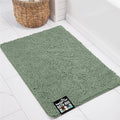 KANGAROO Bathroom Rugs, Chenille Soft Absorbent Bath Rug, Shaggy Shower Mat, Quick Dry Machine Wash Bathmat, Plush Carpet Mats for Tub, Bathtub and Room Home Decor Accessories, 36x24, Sage