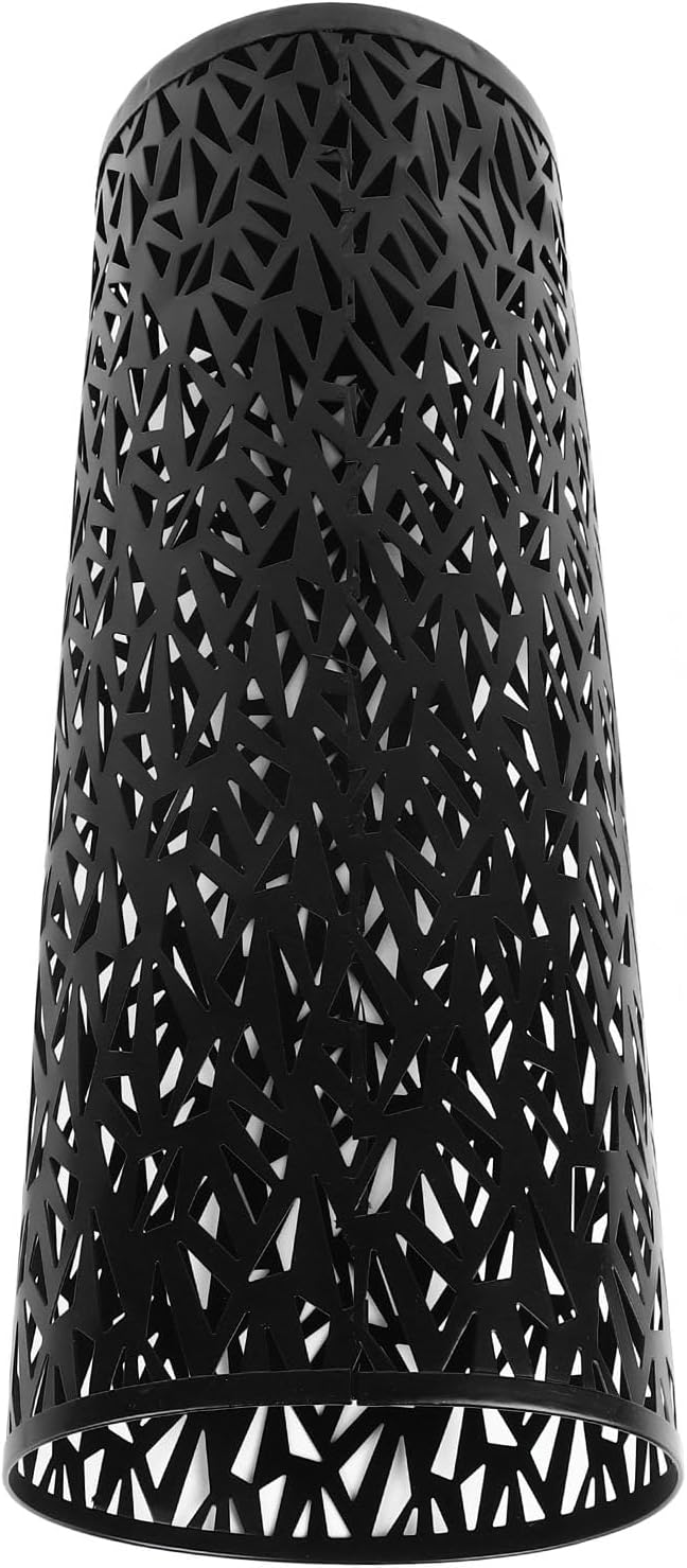 Umbrella Stand Umbrella Holder for Entryway,Umbrella Stand Rack,Metal Hollowed Freestanding Round Umbrella Holder Organizer Bin,Umbrella Rack Organizer Freestanding for Home Hotel Office(Small-Black)