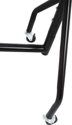 Amazon Basics Heavy Duty Rolling Garment Rack, Hanging Clothes Organizer Rail for Display and Storage, 1.82 x 1.52 m, Black