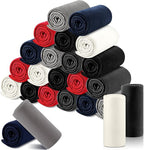 Newwiee 24 Pcs Fleece Throw Blankets Bulk 50'' x 60'' Oeko-tex Standard 100 Certified Spring Outdoor Wedding Guest Blankets Lightweight for Sleepover Donation Lap Pet Sofa Home (Trendy Colors)