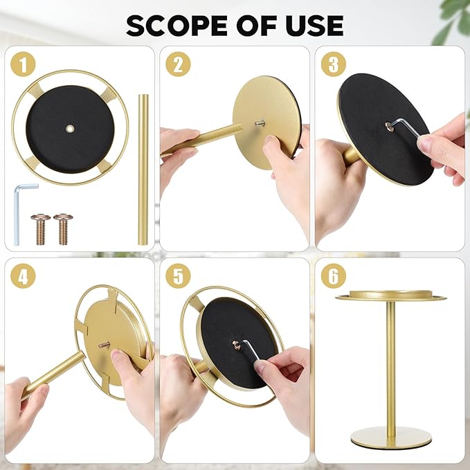 Sunglass Organizer Stand with Storage Tray, Gold Eyeglass Holder Rack for Desk, Home and Office Display, Metal Sunglass Rack Holder for Desktop Eyewear Storage
