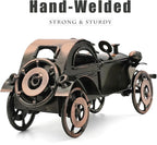 Classic Car Gifts for Men - Unique Cool Birthday Gift Ideas - Vintage Car Decor for Room, Home, Office, Man Cave, Garage - Antique Scrap Metal Model Car Ornaments (M-2)