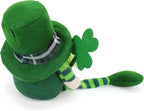 Adorable St. Patrick's Day Gnomes Plush Decorations Irish Leprechaun Luck Green Gnome Shamrock Elf Doll Swedish Tomte Ornaments for St. Patricks Day Home Decor
