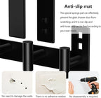 WUIVIUT Over The Shower Wall Hook, Towel Racks for Glass Shower Door, Heavy Duty Rack Bathroom Hooks for Robe, Coat (5 Hook, Fits 3/8'' Thick)
