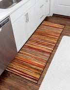 Unique Loom Barista Collection Area Rug - Icatu (2' 2" x 5' 3" Runner, Beige/Brown)