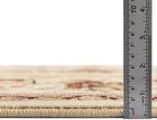 Rugs.com Chateau Collection Rug – 2' x 7' Runner Cream Medium Rug Perfect for Hallways, Entryways