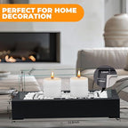 DIY S'Mores Maker with 4pcs of Roasting Sticks - US Patent Design - Unique Hurricane Candle Holder for 2.5 inch Pillar Candle, Home Decoration Gift & Housewarming Gift, Fun for Friday Nights