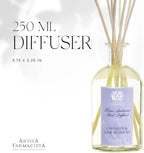 Antica Farmacista Home Ambiance Diffuser - Long-Lasting Reed Scent Diffuser - Luxury Room Freshener Gift - Lavender & Lime Blossom, 8.45 fl oz
