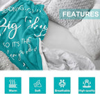 Pubrave Gifts for Women, Thinking of You/Cheer Up/Inspirational Gifts for Christmas/Birthday/Get Well, Hug/Love Blanket Teal 60x50in