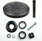 Orgrimmar Umbrella Base 26.5lbs Outdoor Living Heavy Duty Round Antiqued Patio Market Umbrella Base