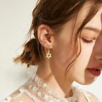 URONE 925 Sterling Silver Earrings Hook Dangle Earrings Jewelry Gifts for Women