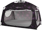 Indoor Instant Privacy Bed Tent for Sleeping,Quick Set-up Bed Canopies,Portable Bed Drapes with Large Space and 3 Doors (Starry, Twin)