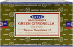 Green Citronella Incense Sticks and Incense Stick Holder Bundle Insence Insense Satya Incense