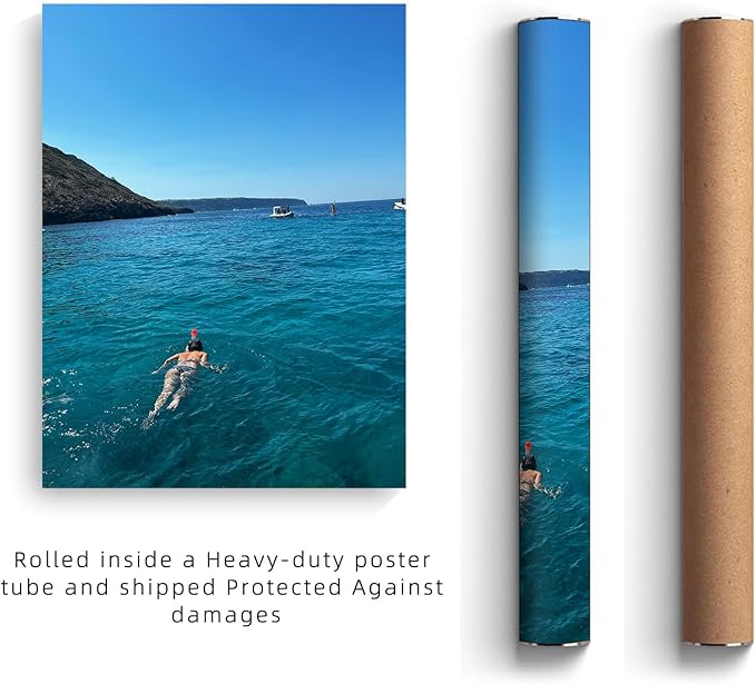 YXIMOX Custom 16" x20" Art Print on Premium Canvas, Personalized with Your Image or Design, Large Wall Decor for Living Room, Office, Bedroom, Custom Canvas Artwork(16"x20",Unframe)