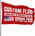 Custom Flag (1x1.5FT to 5x8FT) by BCB Print for Business | Personalized Outdoor Flags with Grommets for Advertising, Events | HD Printed Custom Sign Flag | Express Dispatch+Ship | Made in USA