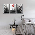 Novatique Street Graffiti Wall Art Banksy Wall Art Abstract Painting Pop Art Wall Decor Colorful Pictures Canvas Prints for Bedroom Bathroom,16" x 24" x 3Pcs