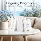 MYARO 12 Packs Linen Scented Sachets for Drawer and Closet, Long Lasting Fresh Scent Air Freshener & Odor Eliminator Home Fragrance Potpourri Bag