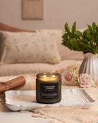 M&SENSE Cardamom Cypress Fir Large Scented Candles for Home 2 WIC 11.6oz 70 Hours Long Lasting Slow Burning Woody Scented for Birthday Holiday Winter Gifts