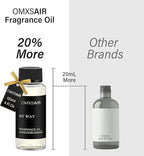 My Way Hotel Diffuser Oil & Home Luxury Fragrance Scents -120ml- Comforting Sandalwood, Cedarwood & Iris - Aromatherapy Oil Blends My Way Fragrance Essential Oils for Diffuser