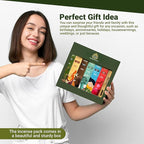 Aromatic Incense Sticks Gift Set – 120 Natural & Non-Toxic Incense Sticks | 6 Soothing Scents | Home, Meditation, Relaxation & Yoga | Free Incense Holder | Inciensos - Gifts for Women