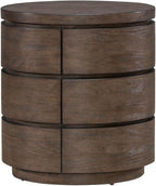 Liberty Furniture Cascade Falls Living Room Round End Table - Satin Espresso