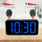 DreamSky Large Digital Alarm Clock Big Numbers for Seniors & Visually Impaired, 9 Inches Electric Clocks for Bedroom, Jumbo Display Fully Dimmable Brightness, USB Ports, Adjustable Alarm Volume