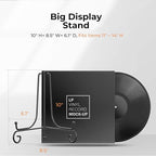 TR-LIFE 4 Pack Plate Stands for Display - 10 Inch Plate Holder Display Stand + Metal Easel Stand for Picture Frame, Decorative Plates, Book, Photo, Collectibles (4 Pack)