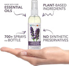 Natural Flower Power Air Freshener Spray - Odor Eliminator w/Essential Oils - Home, Car & Fabric - Cruelty Free & Vegan - Variety Pack - Lavender + Lemongrass + Peppermint & Lemon - 3 x 4 fl oz