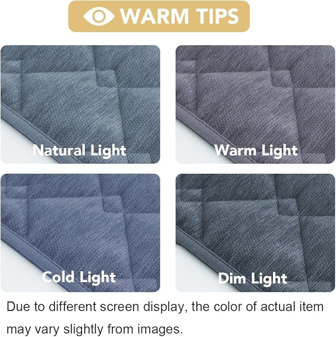 H.VERSAILTEX Couch Cover Chenille Pet Fuzzy Sofa Covers for 3 Cushion Couch Anti Slip Washable Sofa Slipcovers with Strap Soft Couch Protector Cover for Dogs Cats Kids(36" x 74", Stone Blue)