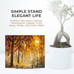 TR-LIFE 3 Pack 3 Inch Plate Stands for Display - Small Easel Holder Stand for Picture, Decorative Plate, Platter, Book, Photo