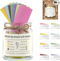 Bible Verse Jar for Christmas Gifts, Initial V Read Me When Prayer, Emotion and Feelings Scripture, Mood-booster Jar Christian Gifts for Women, Scriptural Study Supplies Men Art Work for Family