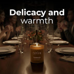 Natur IX Embrace Scented Candles for Home | Velvet & Vanilla | Natural Non Toxic Soy Candles with Essential Oils | 50 H Long Burning