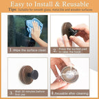 Wreath Hanger for Front Door,Suction Cup Hooks for Shower, Heavy Duty Suction Cup Reef Hook for Glass Window, Shower, Bathroom, Kitchen, Outdoor Wreath Holder for Christmas/Thanksgiving/Halloween