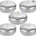 Floating Candles 3 Inch Unscented Dripless Wax 13-15Hours Burning,36Pack Wedding Party Candles,for Centerpieces Suitable for Cylindrical Vases,Swimming Pool,Restaurant Decor (Silver)