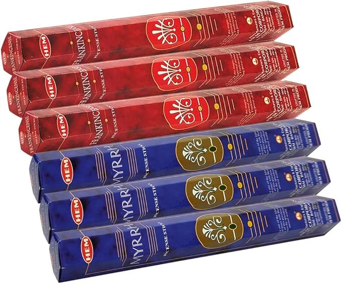 Incense Sticks with Incense Holder Bundle for Spiritual Décor and Home Fragrance