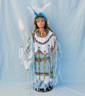KINNEX COLLECTIONS SINCE 1997 28" Collectible Native American (Indian) Porcelain Doll - Blue Bird-D28677