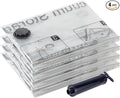SUOCO 4 Jumbo XXL Vacuum Storage Bags, Space Saver Bags with Travel Hand Pump, Compression Airtight Sealer Bags for Clothes, Pillows, Comforters, Blankets