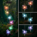 Tryme Solar Wind Chimes for Outside Changing Colors Fairy Wind Chime Lights Windchimes Outdoors Unique Decorative Mobile Gifts for Mother's Day Thanksgiving Christmas Birthday