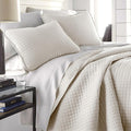 Southshore Fine Living, Inc. King Quilt Bedding Set, Quilted Comforter, Coverlet Bed Spread for California Kings, Luxury Bedding King Quilt Set, Lightweight Quilted Bedspread w/Shams, Natural Beige