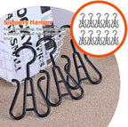 10 Pack Shoe Organizer Rack Double Hooks Plastic Hangers for Slippers and Shoes Space-Saving Hanging for Closet Door