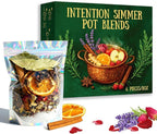 Intention Simmer Pot Blends, Simmer Pot for Stove Potpourri, Reiki-Infused Simmer Pot Potpourri Kit for Cozy Home Aroma, Meditation & Ritual Spaces-6pcs/set (Abundance)