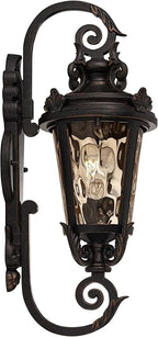 John Timberland Casa Marseille European Vintage Outdoor Wall Light Bronze French Vintage Sconce Fixture Decor for Exterior House Porch Patio Outside Deck Garage Yard Front Door Garden Home