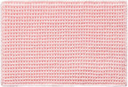 Light Peachy Pink Bathroom Rugs, Waffle Bath Mat Non Slip Washable Quick Dry Cute Bath Mat Boho Farmhouse Bathroom Decor, 30"x20" Light Peachy Pink