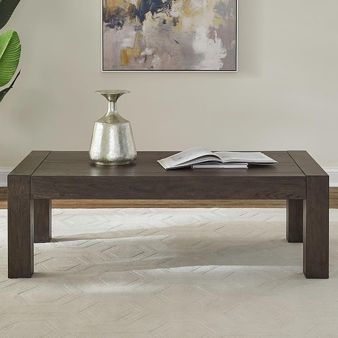 Liberty Furniture Cascade Falls Living Room Rectangular Cocktail Table - Satin Espresso