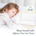 Fern and Willow King Size Bed Pillows - Set of 2, 36"x20" - Luxurious Ultra-Soft Cooling Pillow - Hotel Quality, Down Alternative Fill - Ideal Gift for Side, Back & Stomach Sleepers